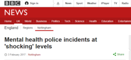BBC Nottingham covers Parliament Street mental health research