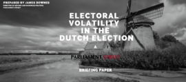 BRIEFING PAPER – Electoral Volatility in the Dutch Election