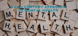 SOLUTION REPORT: A 21st century approach to mental health