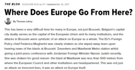 Thomas Lahey writes for the Huffington Post – Where does Europe go from here?