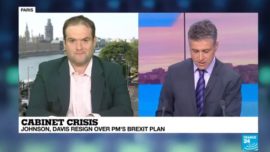 Parliament Street CEO discusses Cabinet resignations & the Presidential visit on France 24