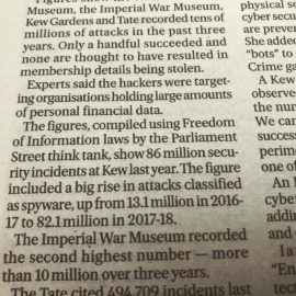 Parliament Street Research featured in the Evening Standard